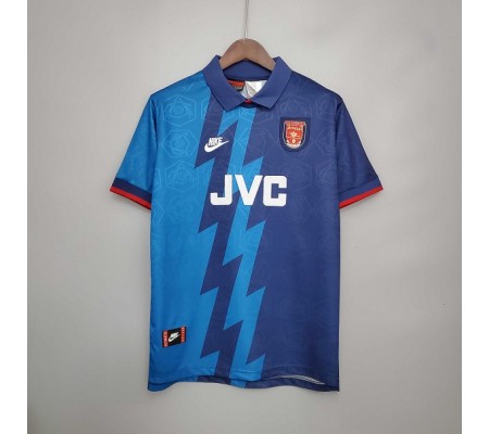 Arsenal 95/96 Away Dark Blue Soccer Jersey